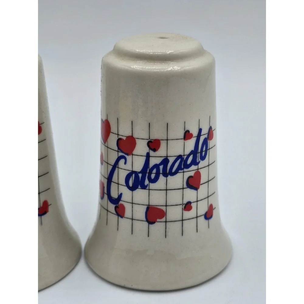 Vintage Colorado SOUVENIR Salt and‎ Pepper Shakers State Travel Retro